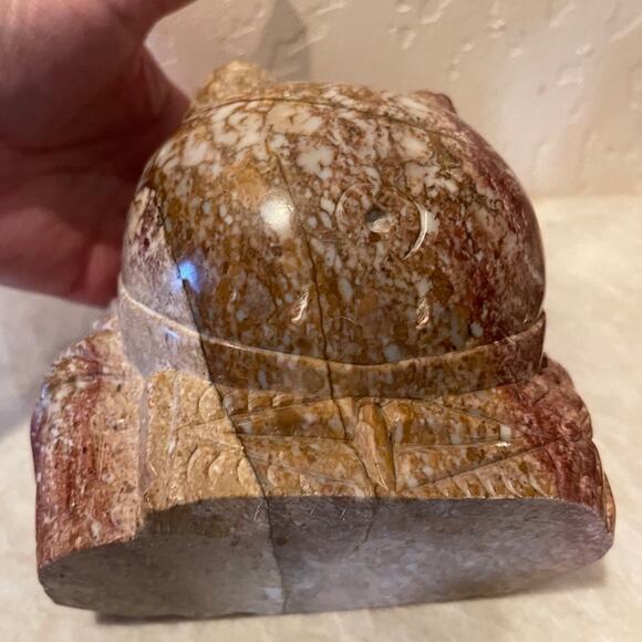 Happy Buddha onyx stone statue - Picture 10 of 10